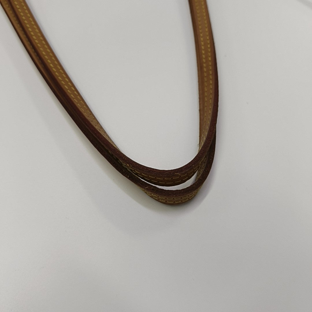 NEVERFULL MM Monogram Coated Canvas Brown