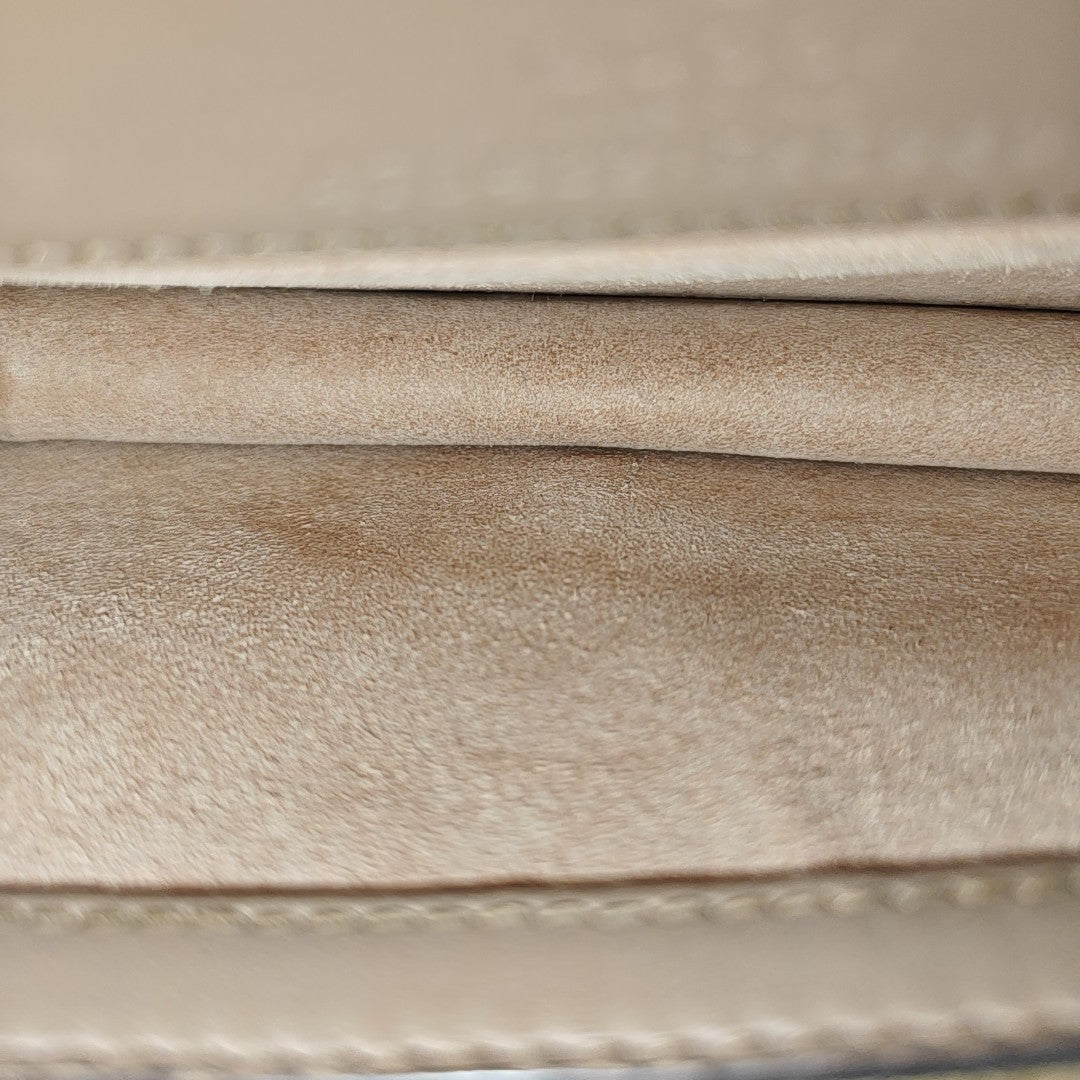 Dionysus Super Mini Monogram Coated Canvas Beige