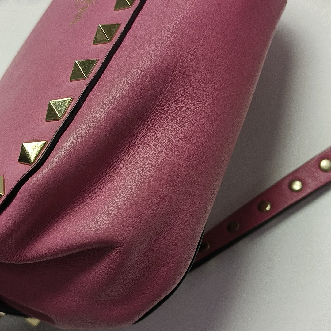 Rockstud Mini Calfskin Pink
