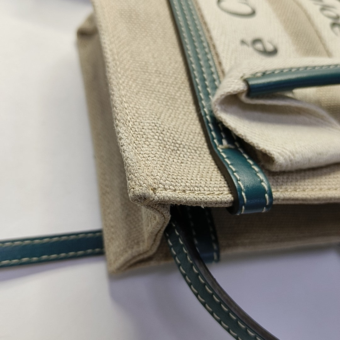 Woody Mini Fabric Beige