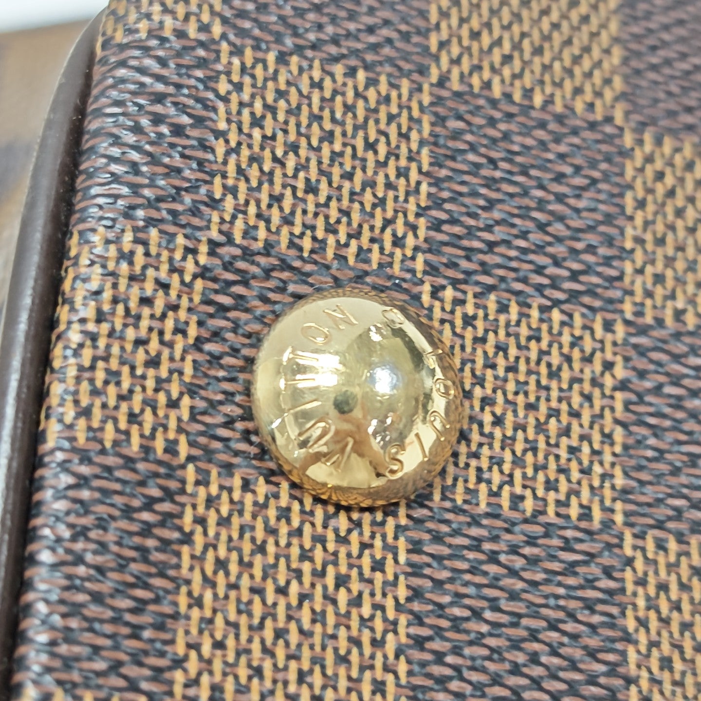 VERONA MM Damier Ebene Coated Canvas Brown