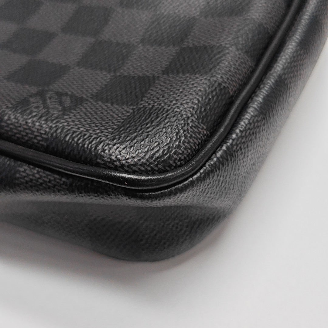 PORTE-DOCUMENTS PM Damier Graphite Coated Canvas Gray