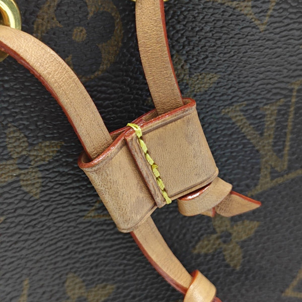 NOÉ Nano Monogram Coated Canvas Brown