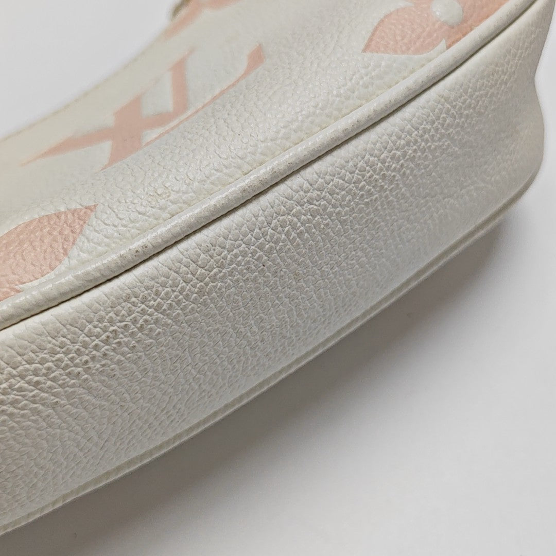 MOON Mini Monogram Calfskin White