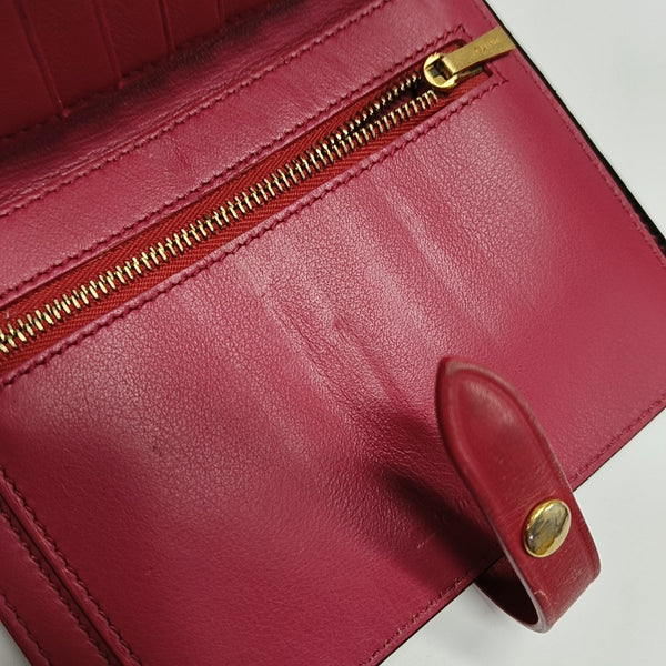 STRAP Calfskin Black Wallet
