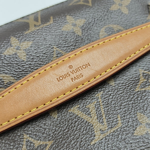 BUMBAG Monogram Coated Canvas Brown