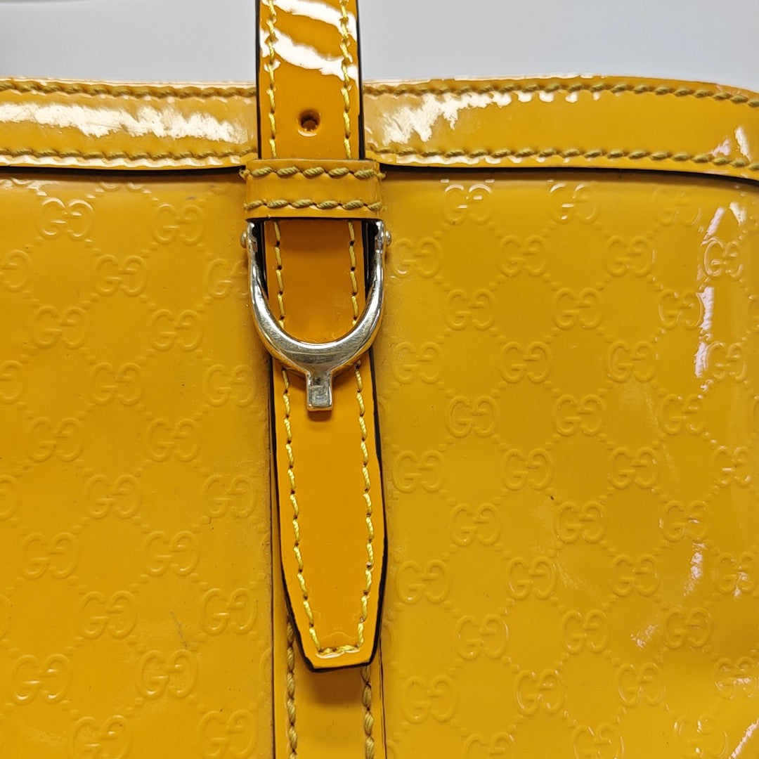 Microguccissima Monogram Calfskin Yellow