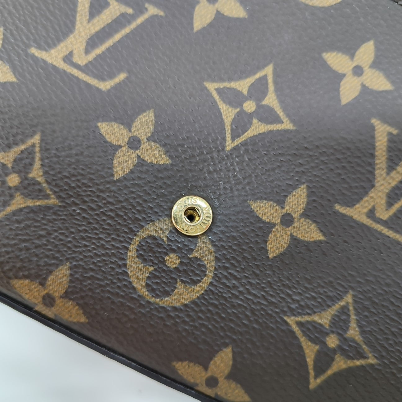 FÉLICIE Monogram Coated Canvas Brown
