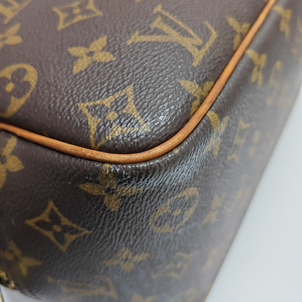DEAUVILLE GM Monogram Coated Canvas Brown