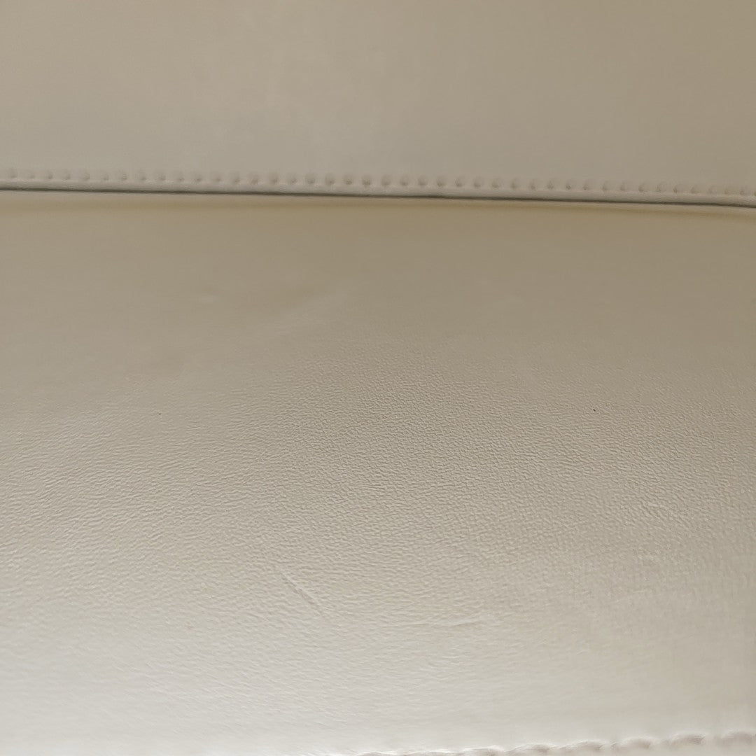 Rockstud Calfskin White
