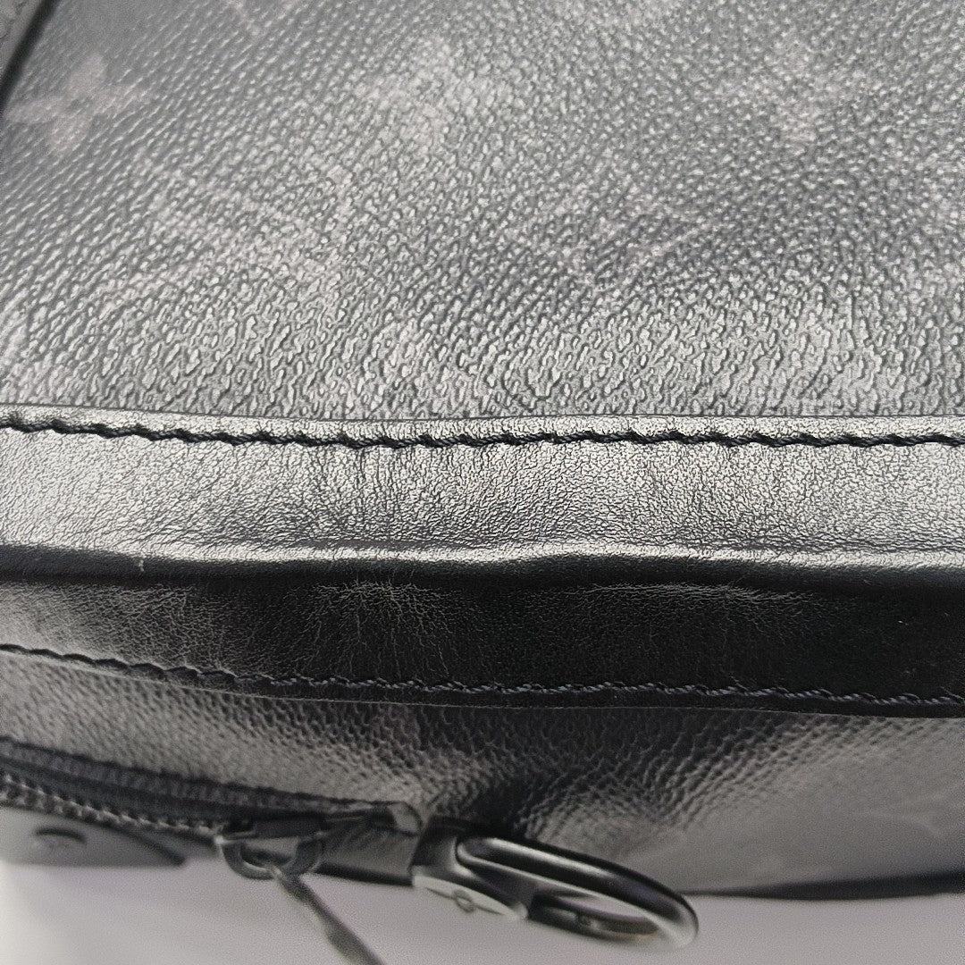 SOFT TRUNK Monogram Coated Canvas Black
