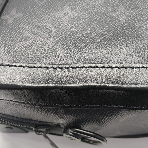 SOFT TRUNK Monogram Coated Canvas Black