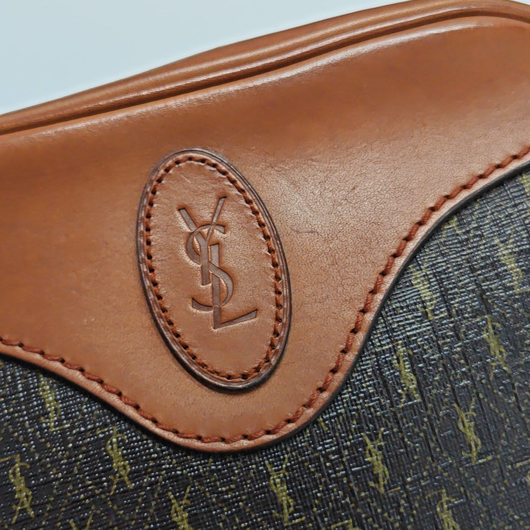 LE MONOGRAMME CŒUR Coated Canvas Brown
