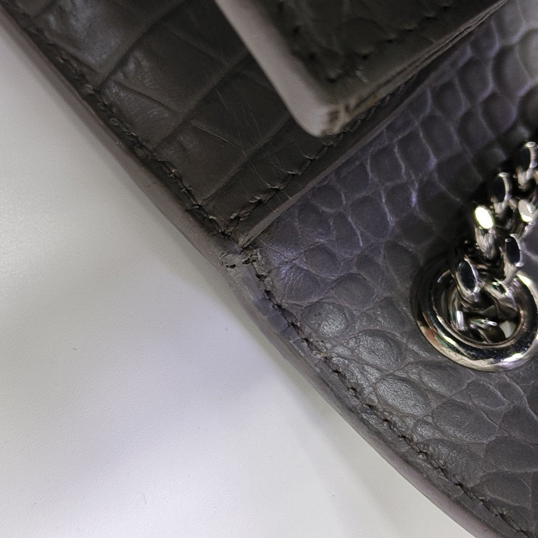 KATE Medium Calfskin Gray
