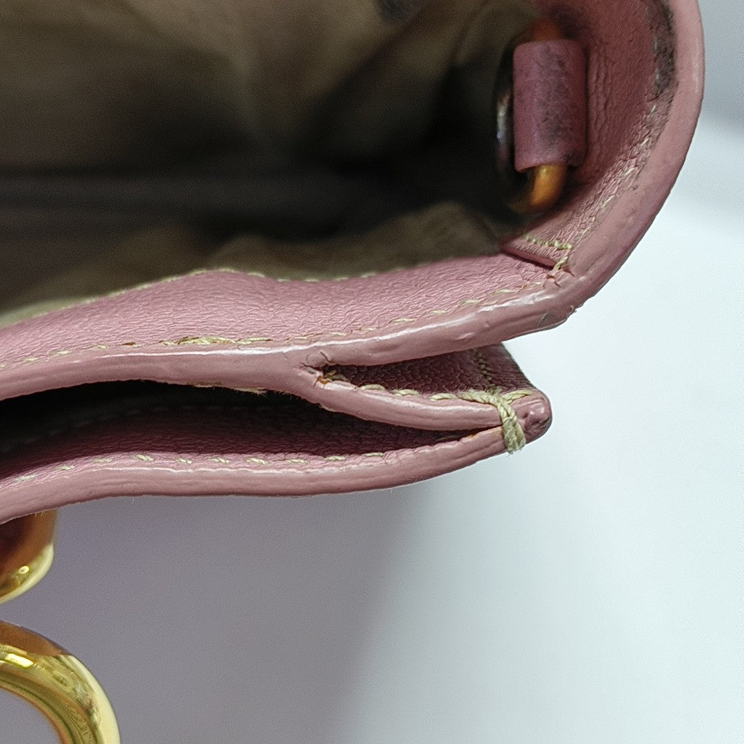 Calfskin Shoulder Bag Pink