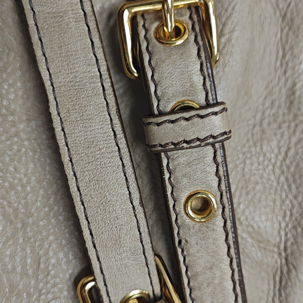 Calfskin Tote Bag Beige