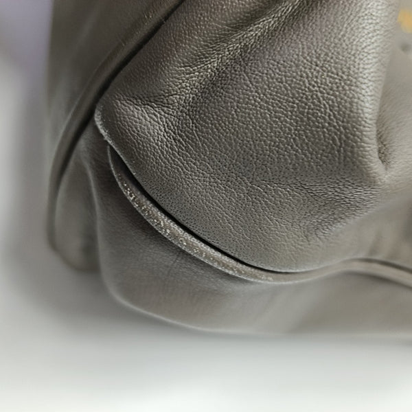 Calfskin Tote Bag Gray