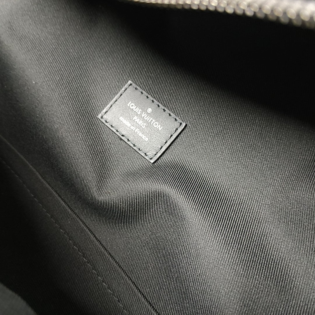 DISCOVERY PM Monogram Coated Canvas Black