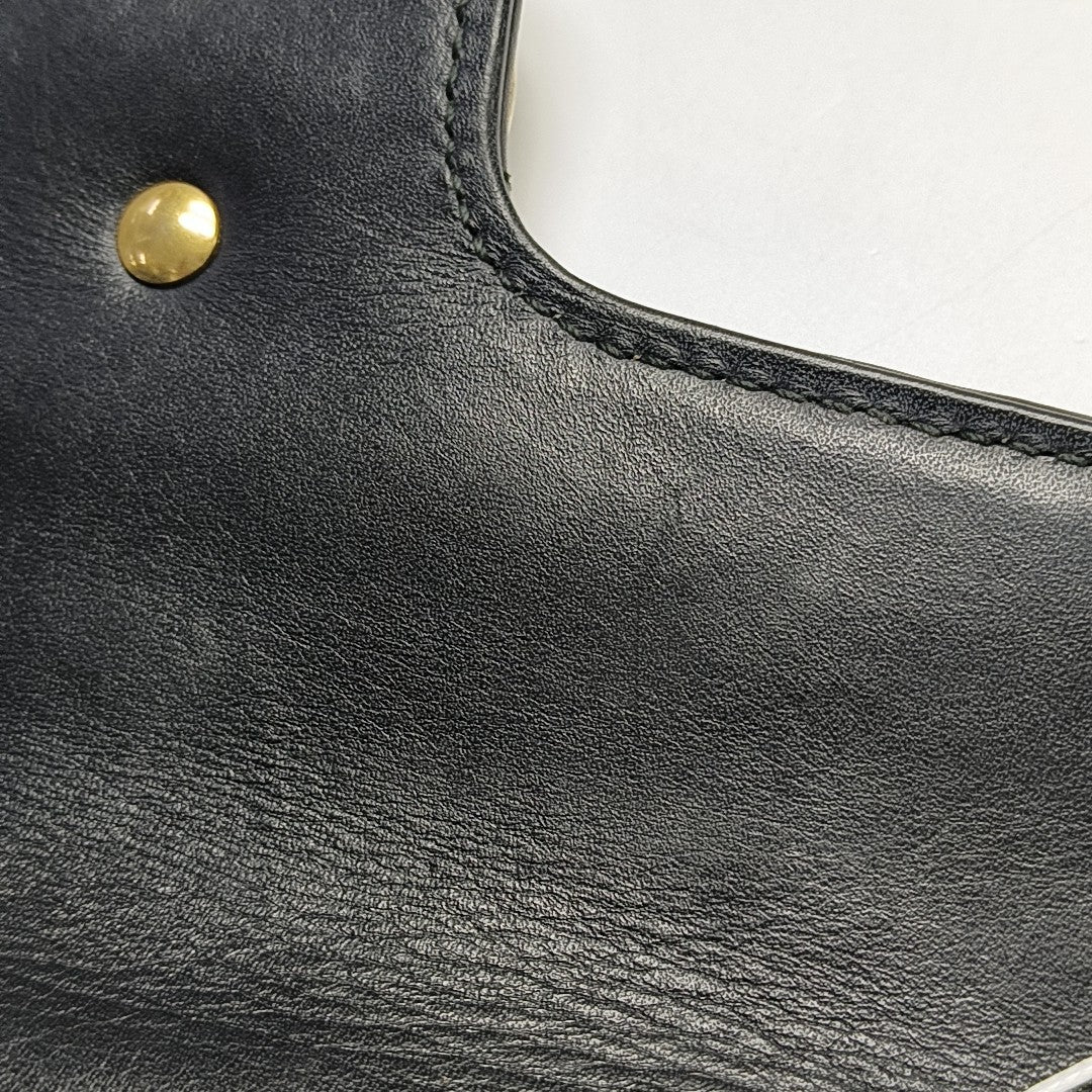 GG Marmont Mini Quilted Calfskin Black