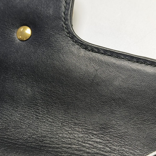 GG Marmont Mini Quilted Calfskin Black