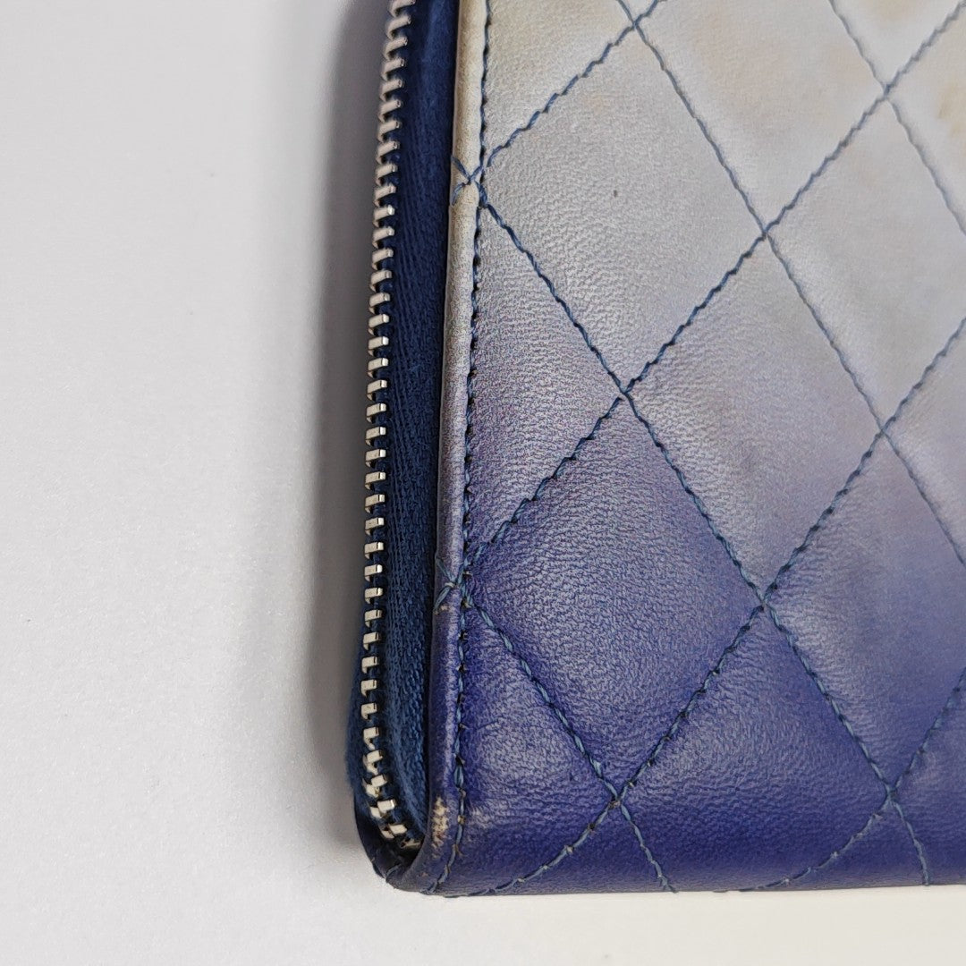 Quilted Calfskin Wallet Multicolor