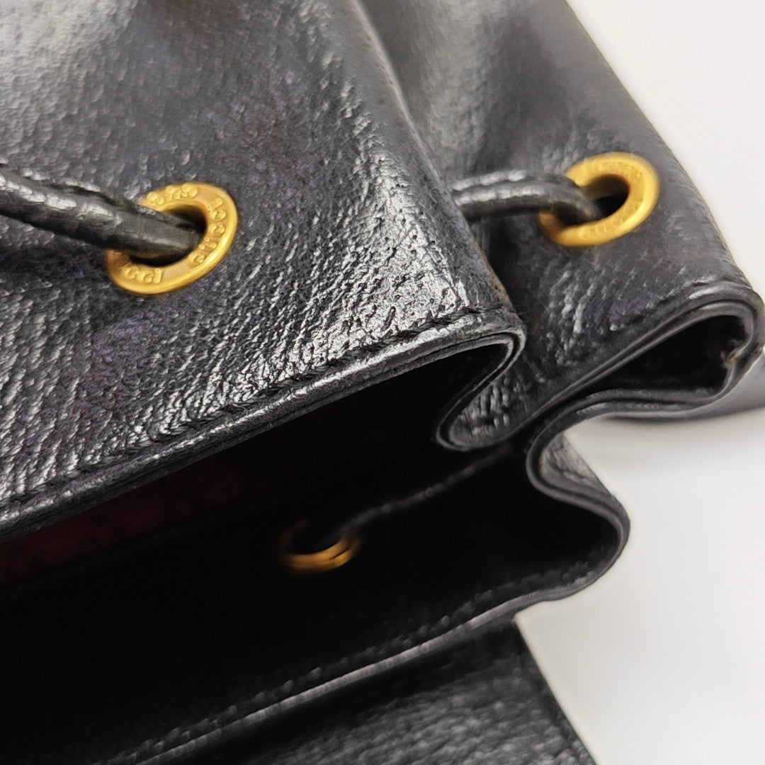 Calfskin Backpack Black