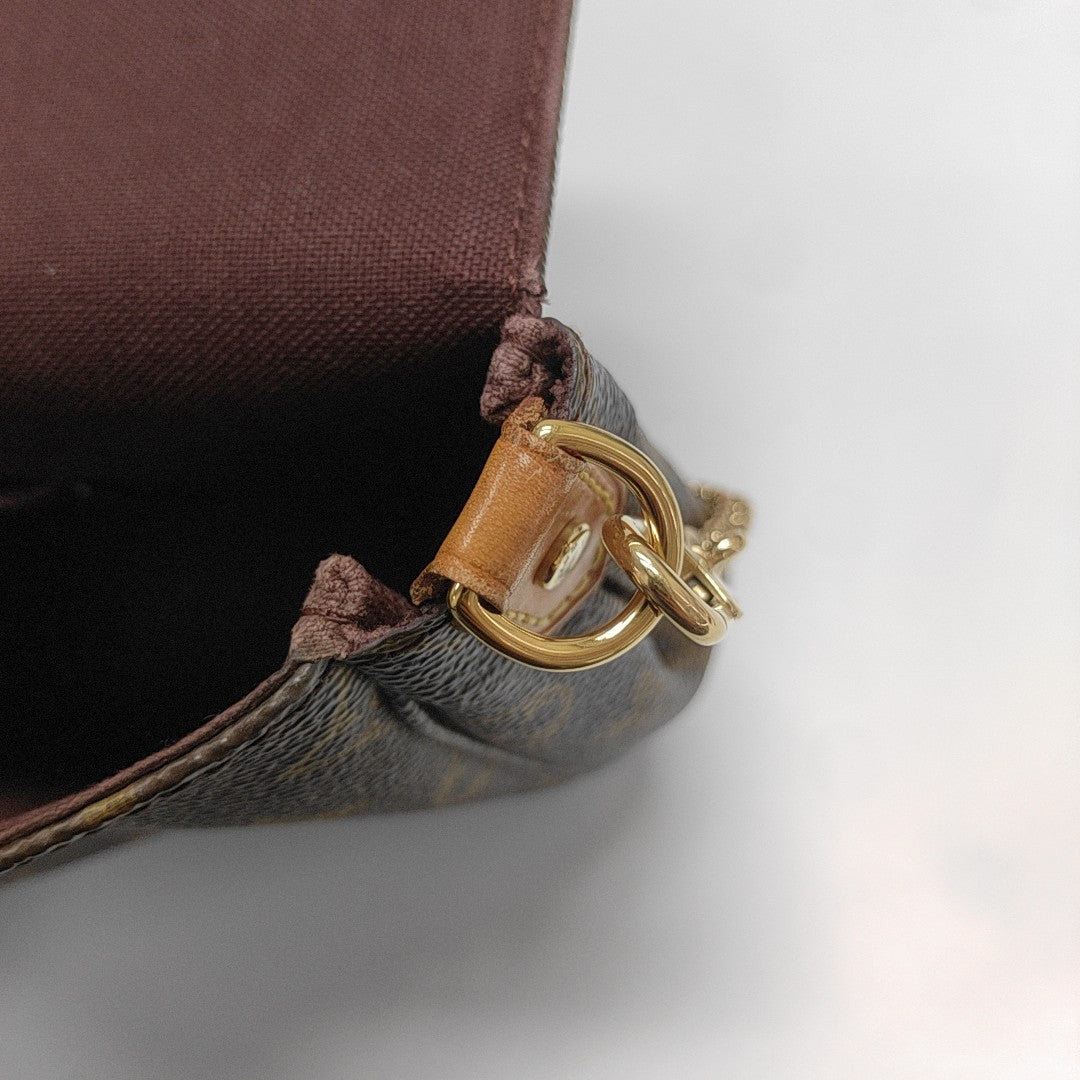 FAVORITE PM Coated Canvas Brown