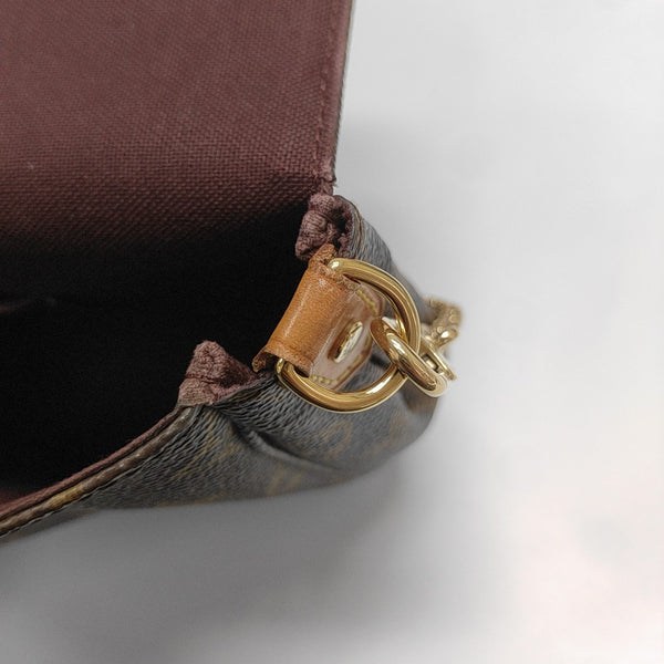 FAVORITE PM Coated Canvas Brown