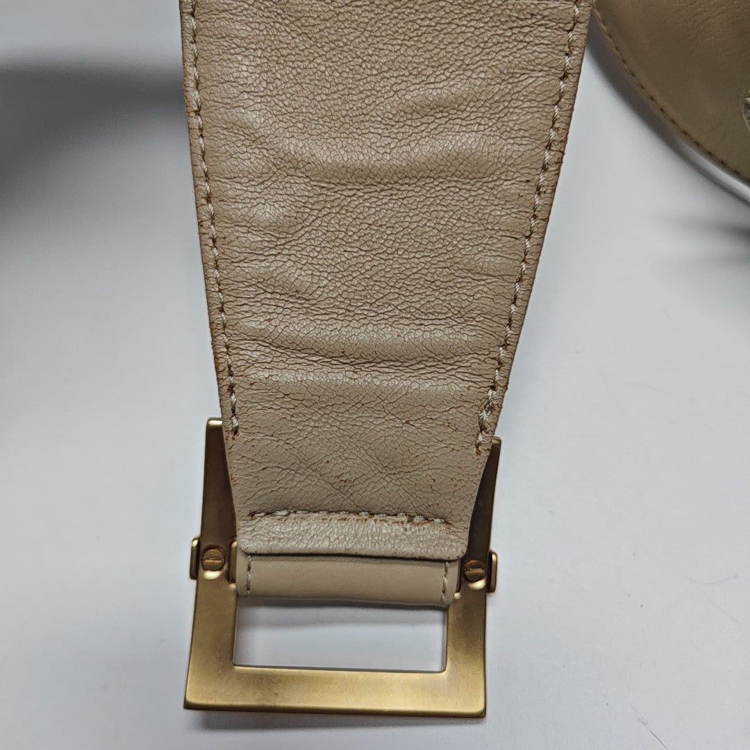 Wool Shoulder Bag Beige