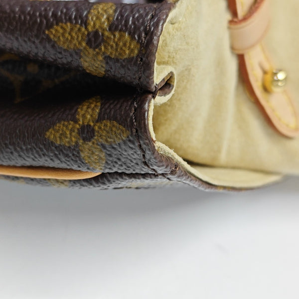 BEVERLY MM Monogram Coated Canvas Brown