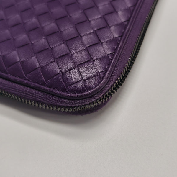 Calfskin Wallet Purple
