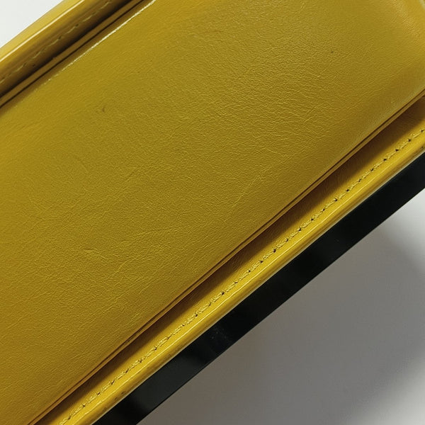 BVLGARI Calfskin Yellow