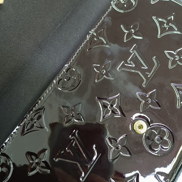 FÉLICIE Monogram Patent Leather Black