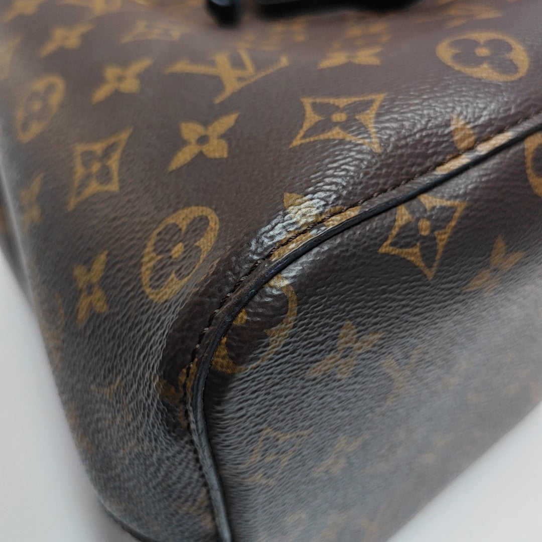 NÉONOÉ MM Monogram Coated Canvas Brown