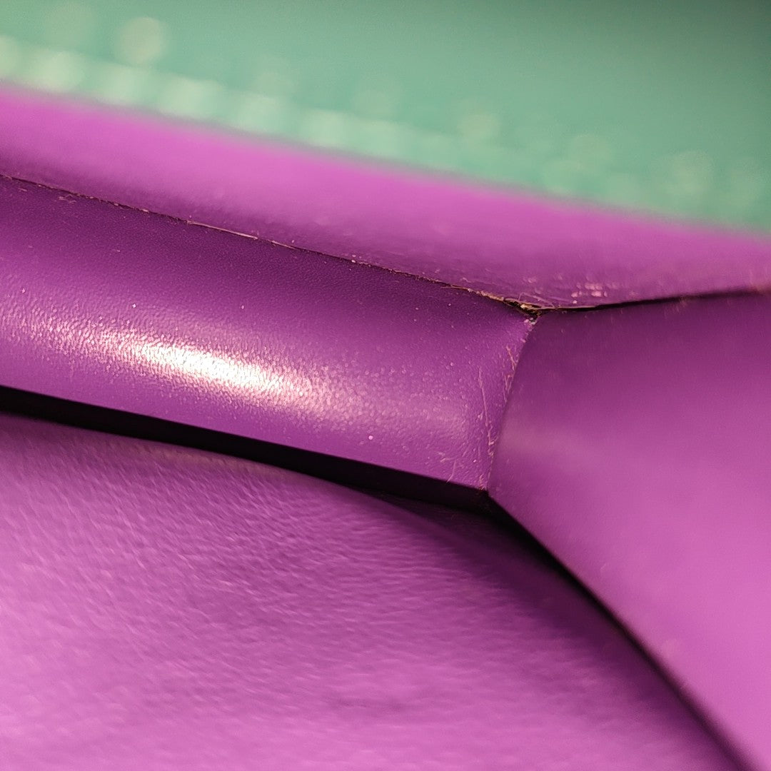 SERPENTI FOREVER Calfskin Green Wallet