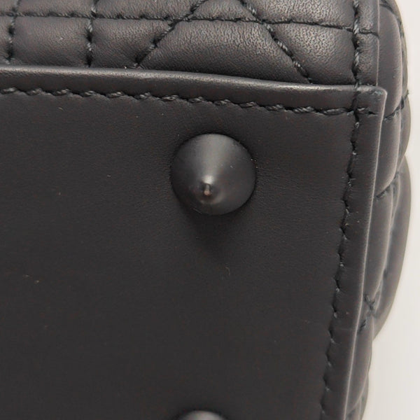 Lady Dior Small Cannage Calfskin Black
