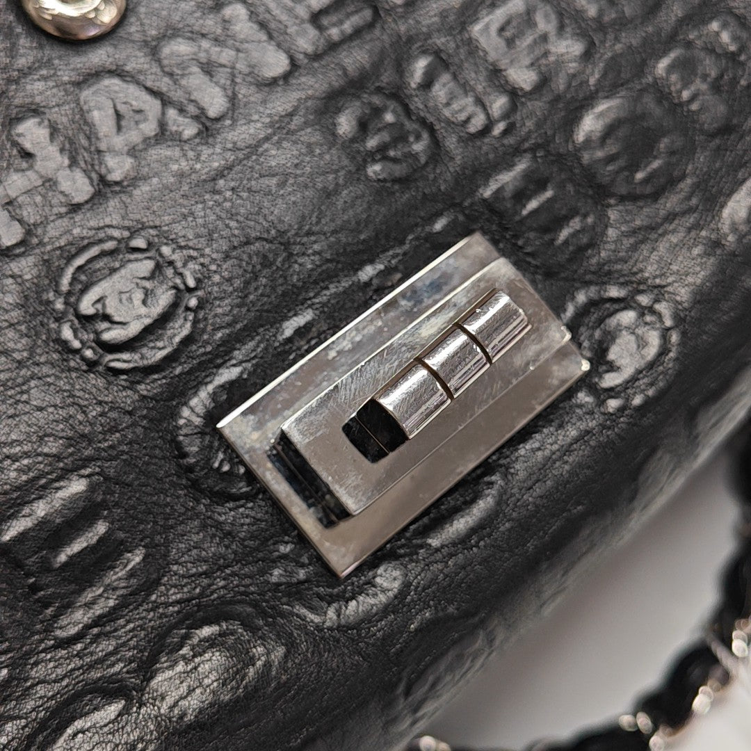 2.55 Calfskin Black