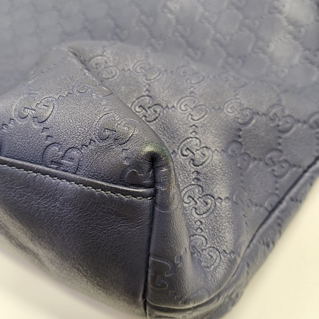 GG Imprime Monogram Calfskin Blue