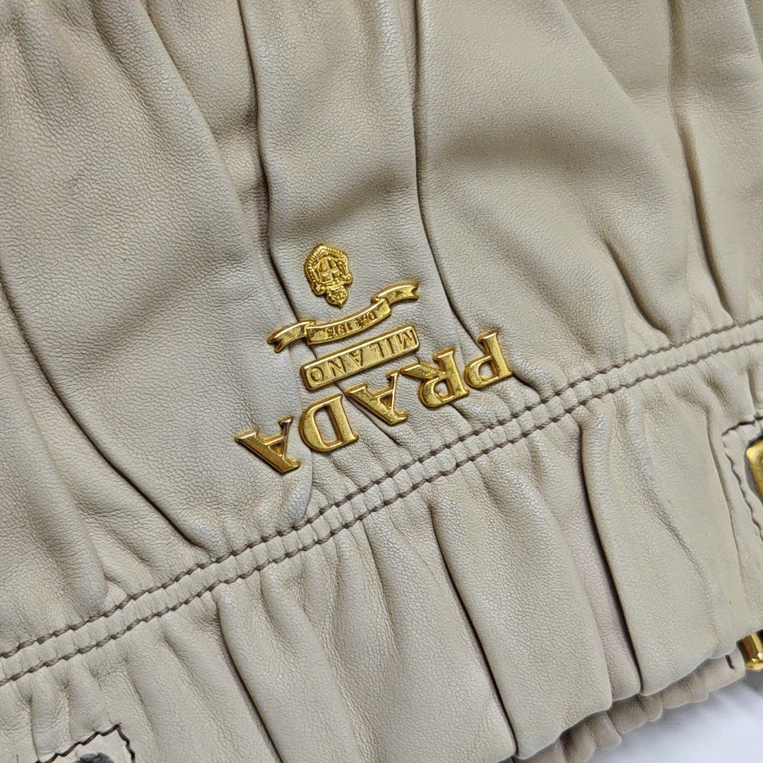 Gaufre Calfskin Beige