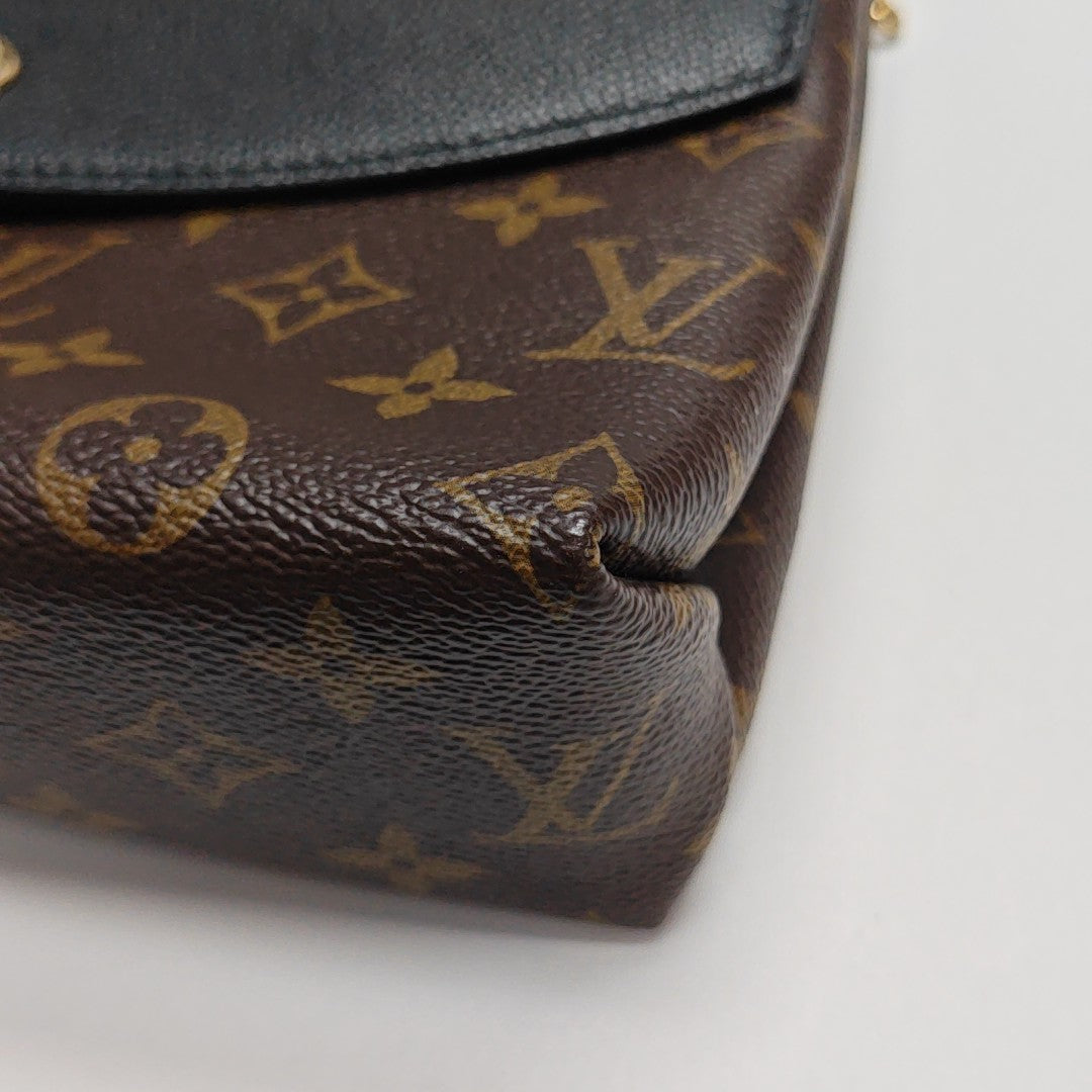 SAINT PLACIDE Monogram Coated Canvas Black