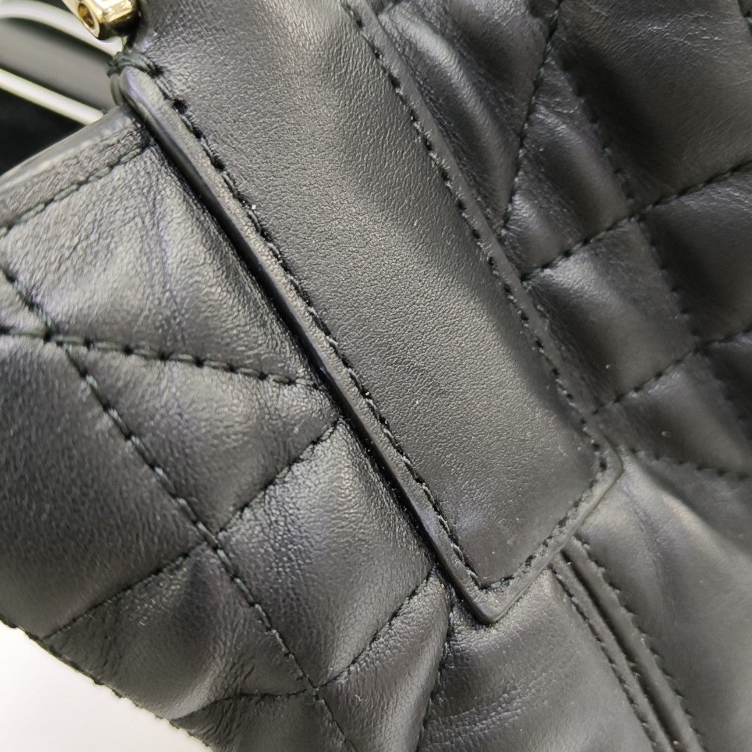 Toujours Medium Cannage Calfskin Black