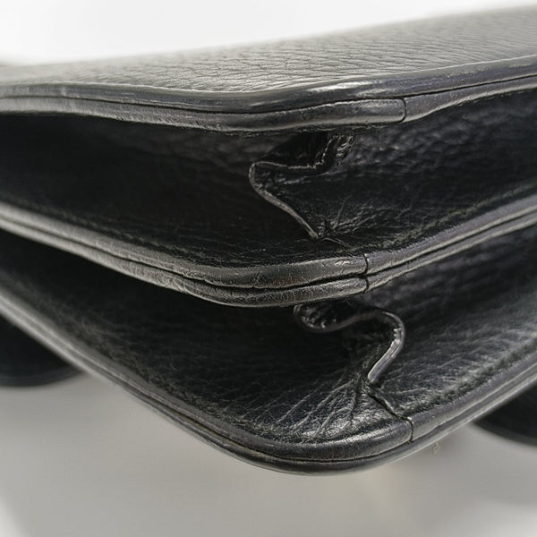 Interlocking G Small Calfskin Black
