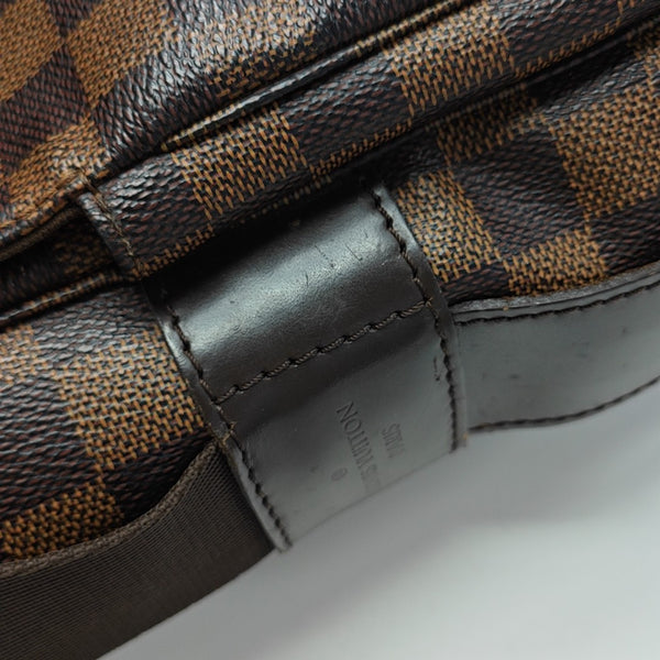 NAVIGLIO MM Damier Ebene Coated Canvas Brown