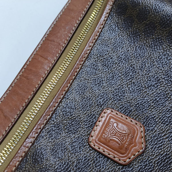 MACADAM CLUTCHES Coated Canvas Brown