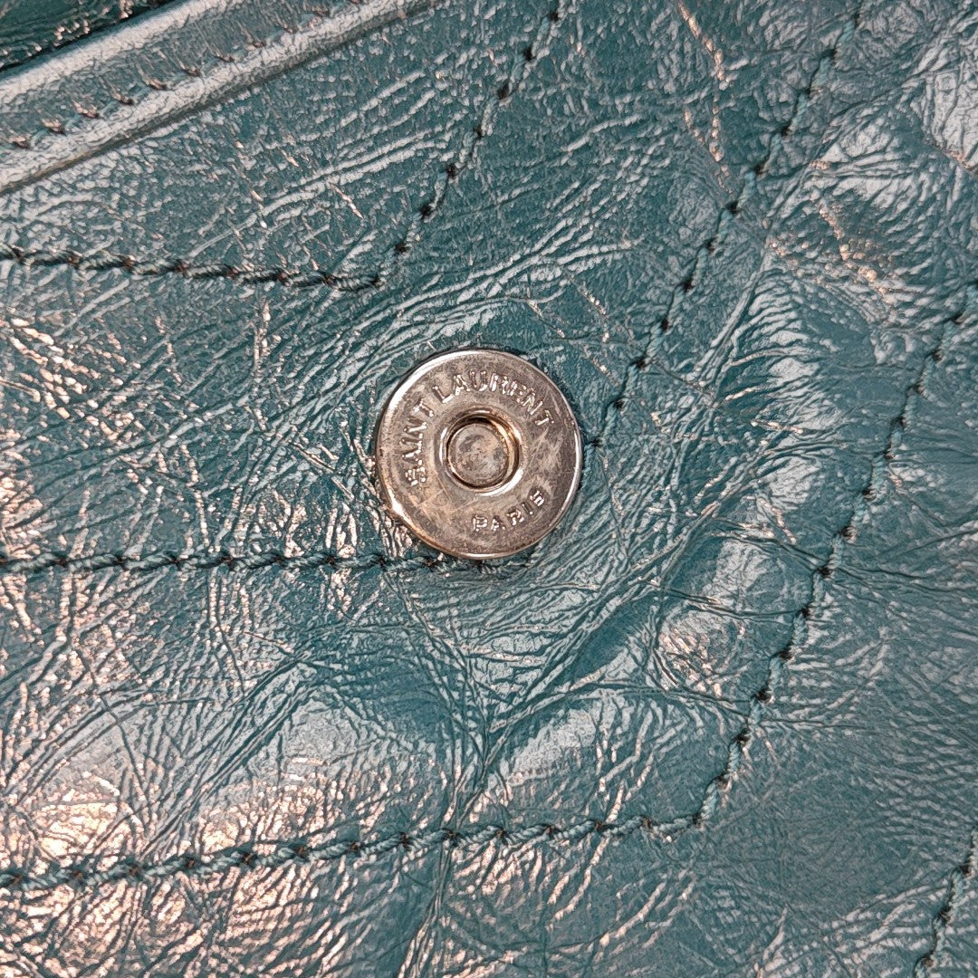 NIKI Medium Quilted Calfskin Green