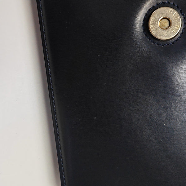 Calfskin Shoulder Bag Blue