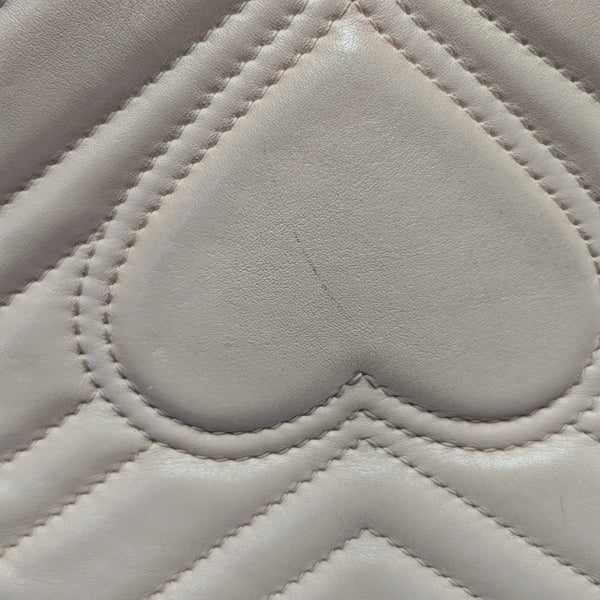 GG Marmont Small Quilted Calfskin Pink