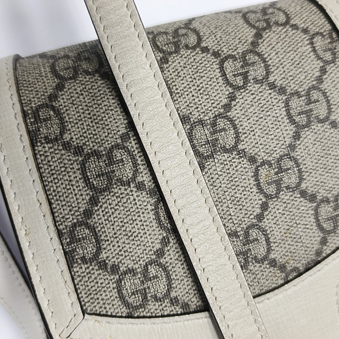 Horsebit 1955 Mini Coated Canvas Beige