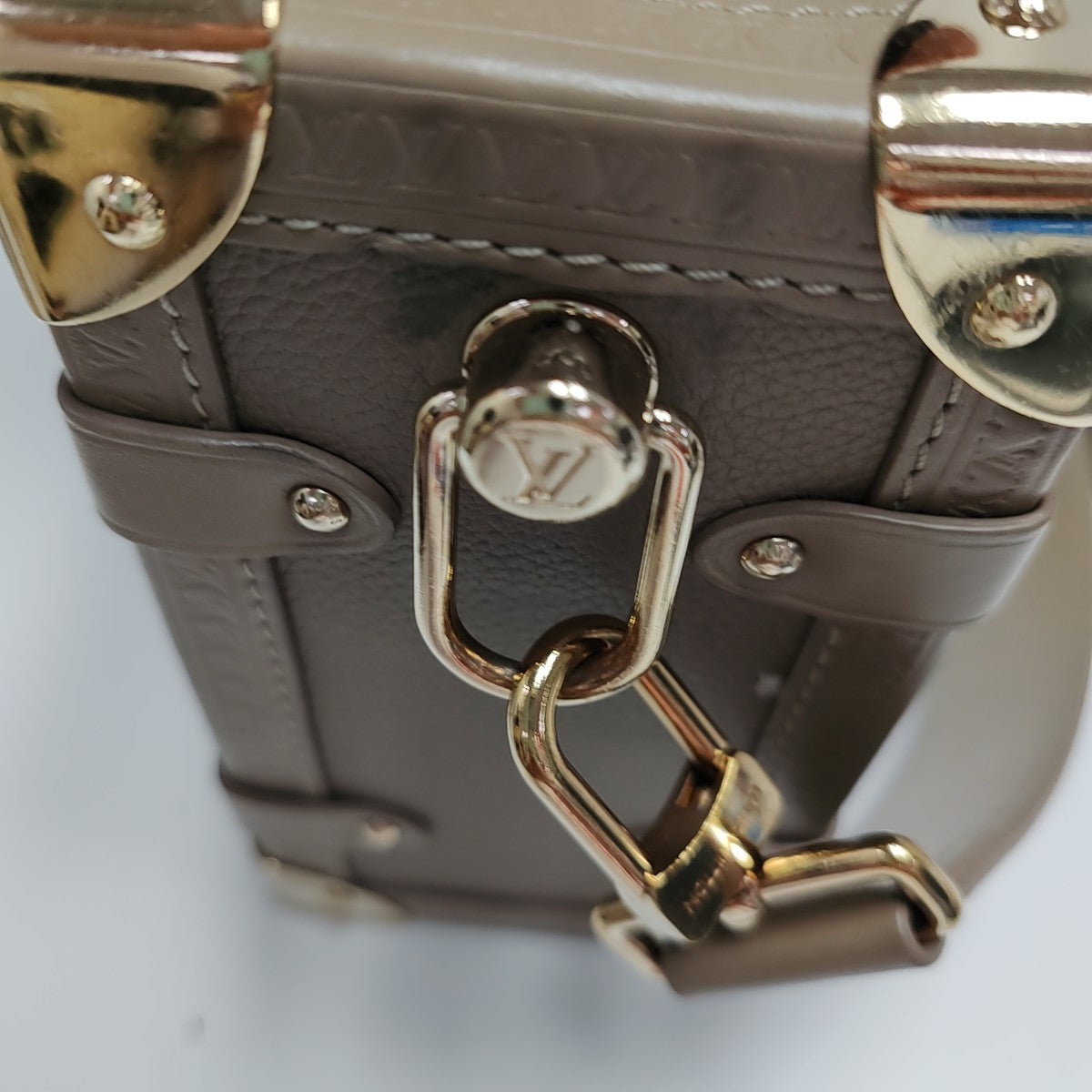 SIDE TRUNK MM Calfskin Gray