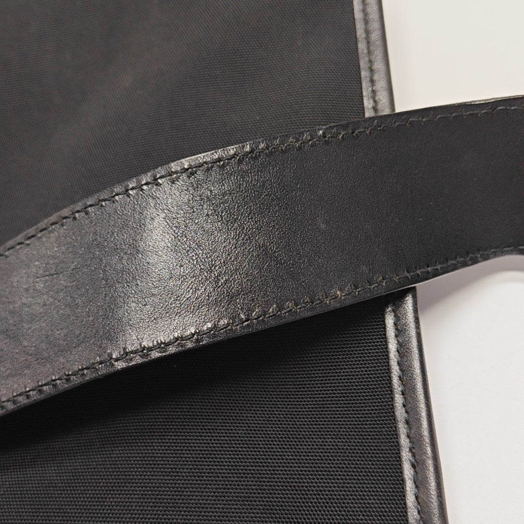 Fabric Shoulder Bag Black